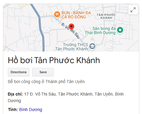 Hồ bơi Tân Phước Khánh