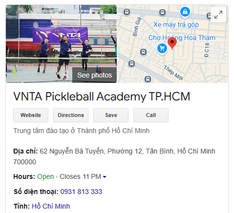 VNTA Pickleball Academy TP.HCM