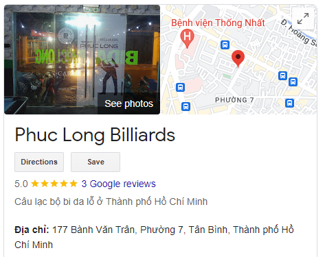 Phuc Long Billiards