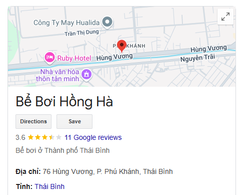 Bể Bơi Hồng Hà