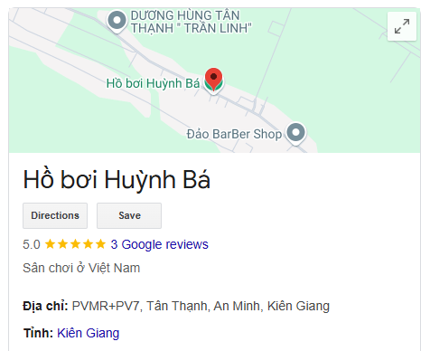 Hồ bơi Huỳnh Bá