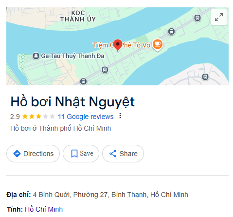 Hồ bơi Nhật Nguyệt