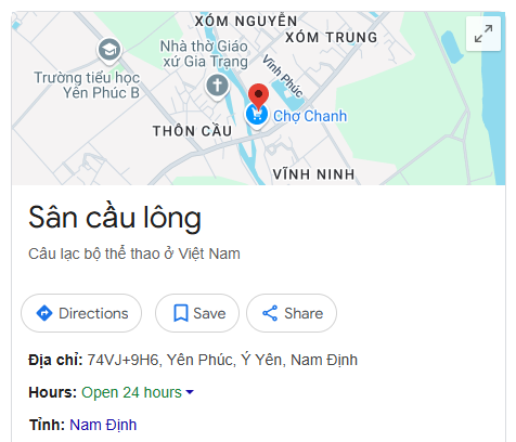 Sân cầu lông