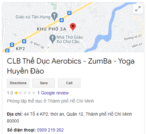 CLB Thể Dục Aerobics - ZumBa - Yoga Huyền Đào