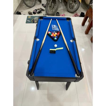 Tặng 2 găng tay bàn bi da mini bàn bi a mini kích thước 92x52x70cm mẫu mới chân gấp gọn làm quà tặng các con