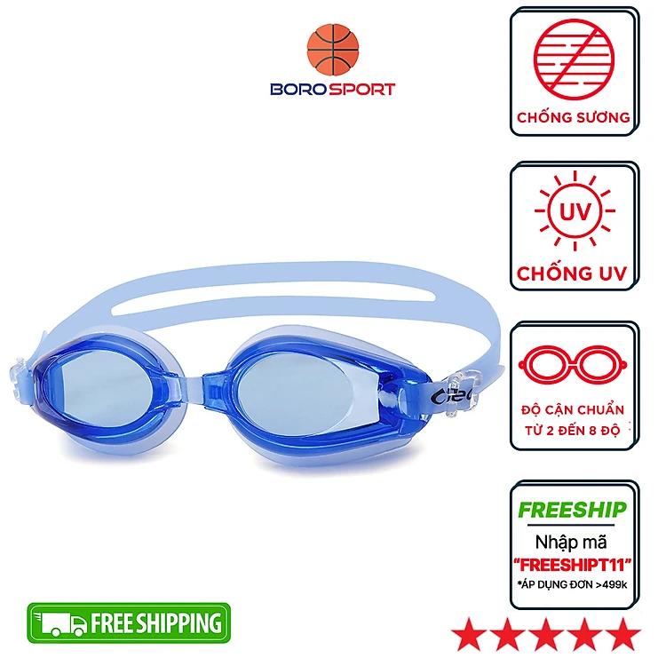 Kính bơi cận thị nam nữ Cleacco SG8100 , đủ độ cận từ 2 đến 8 độ , chống UV , chống sương