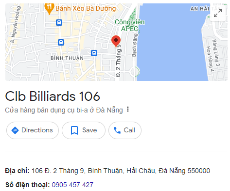 Clb Billiards 106
