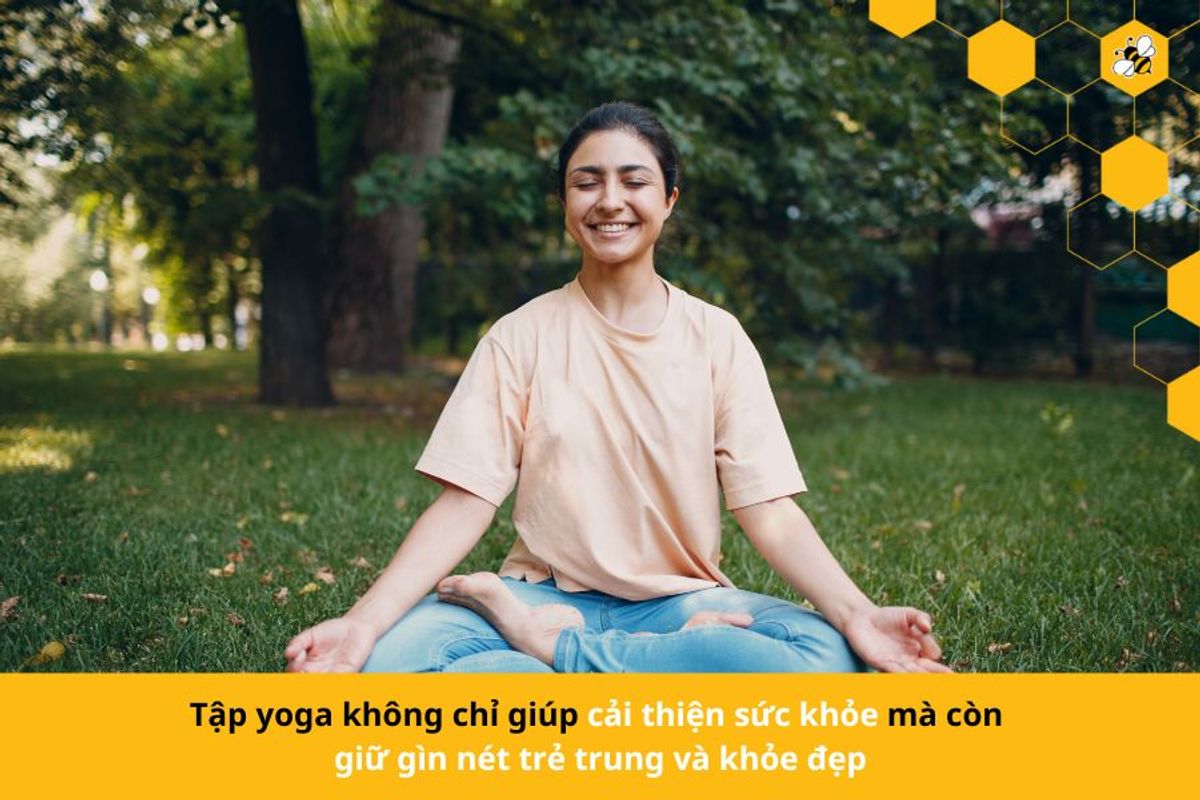 Tập yoga không chỉ giúp cải thiện sức khỏe mà còn giữ gìn nét trẻ trung và khỏe đẹp