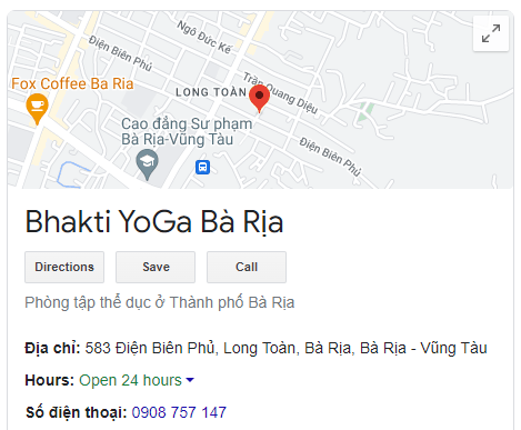 Bhakti YoGa Bà Rịa