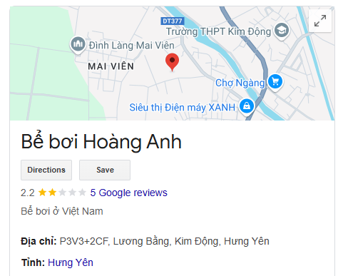 Bể bơi Hoàng Anh