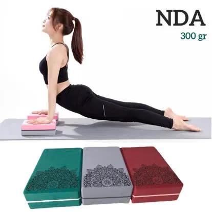 Gạch tập yoga cao cấp, Block tập yoga, Khối tập yoga chất liệu DNA, Trọng lượng 330gam