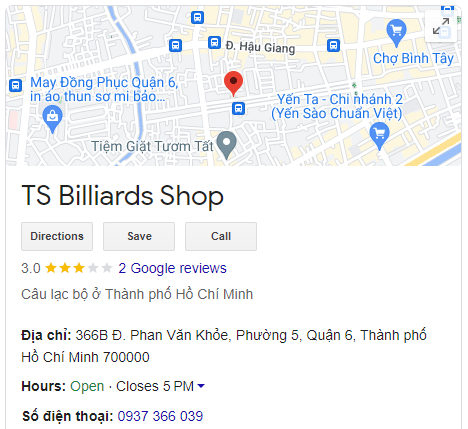 TS Billiards Shop