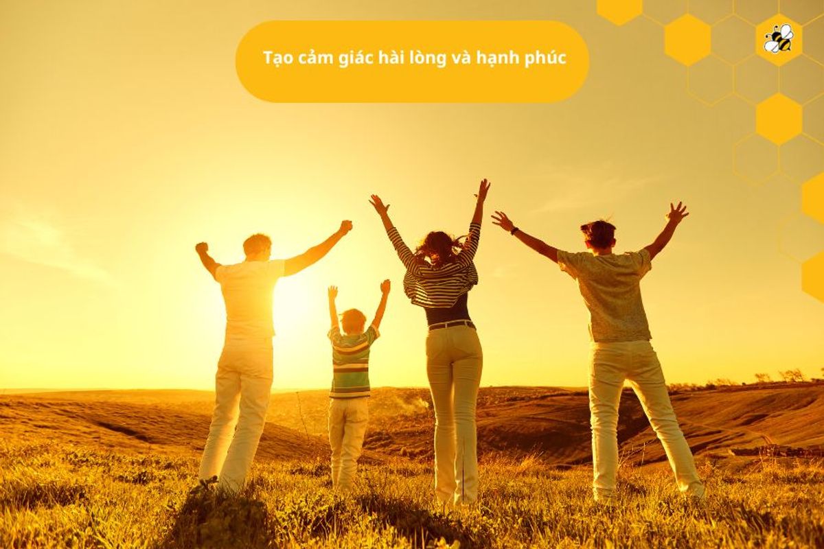 Tạo cảm giác hài lòng và hạnh phúc