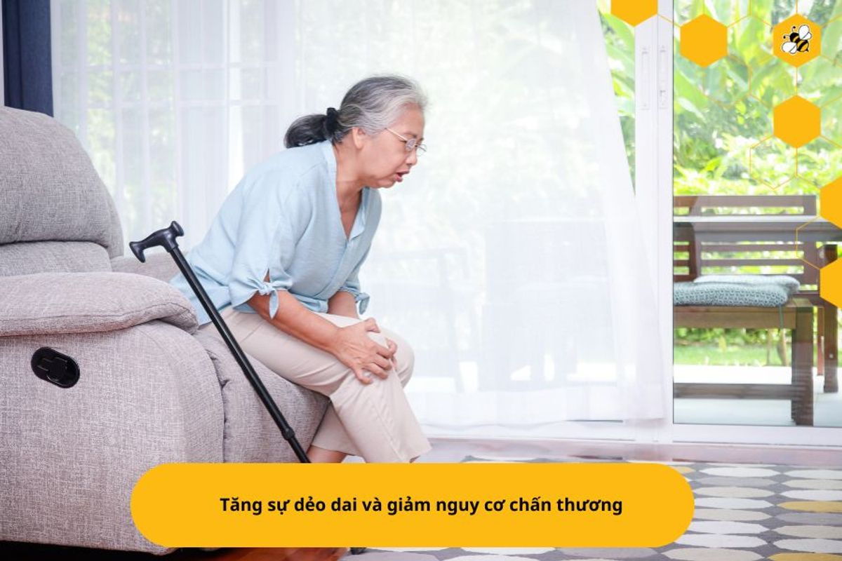 Tăng sự dẻo dai và giảm nguy cơ chấn thương