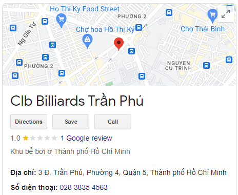 Clb Billiards Trần Phú