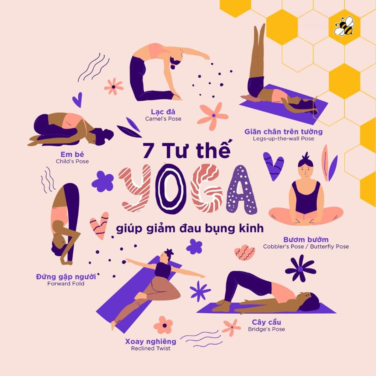 Bài tập yoga giảm đau bụng kinh