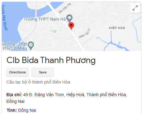 Clb Bida Thanh Phương