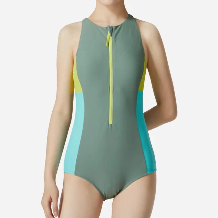 SPEEDO Đồ bơi một mảnh nữ Zip Colour Block