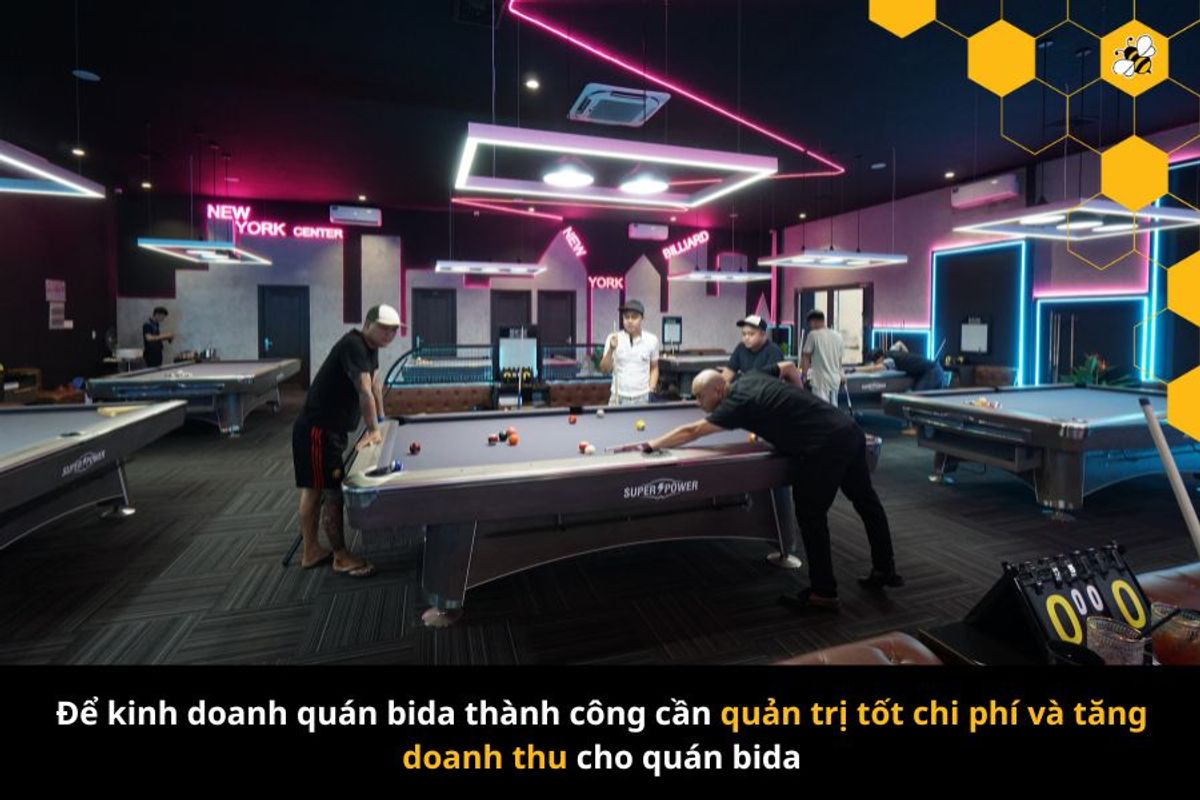 Để kinh doanh quán bida thành công