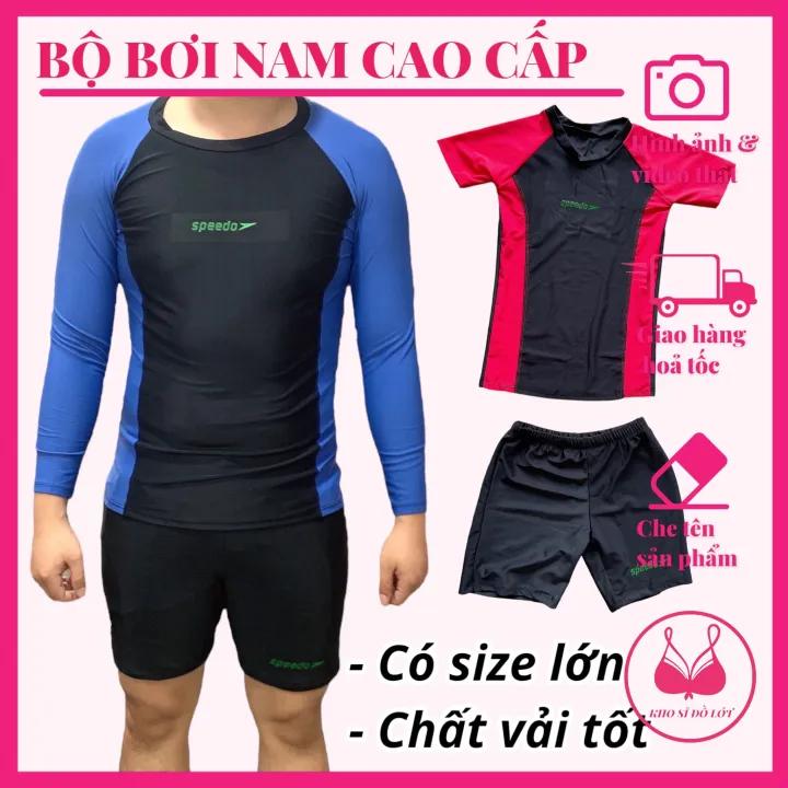 Bộ Bơi Nam cao cấp ôm body, Form Thể Thao Tay Ngắn và Tay dài, chống nắng tốt
