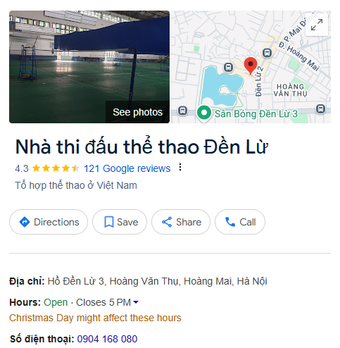 Nhà thi đấu thể thao Đền Lừ