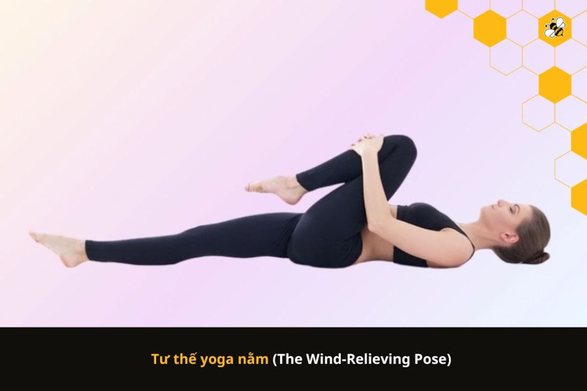 Tư thế yoga nằm (The Wind-Relieving Pose)