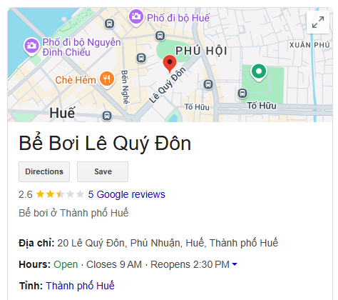 Bể Bơi Lê Quý Đôn