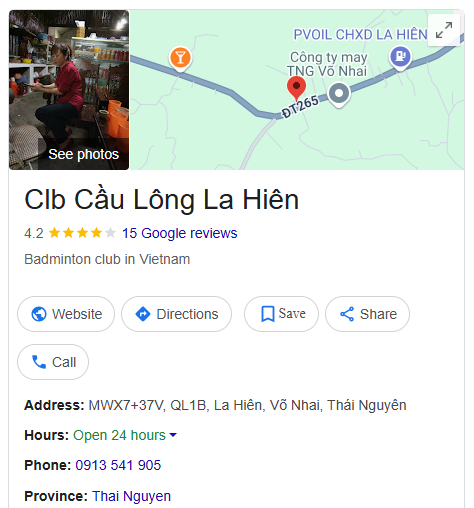 Clb Cầu Lông La Hiên