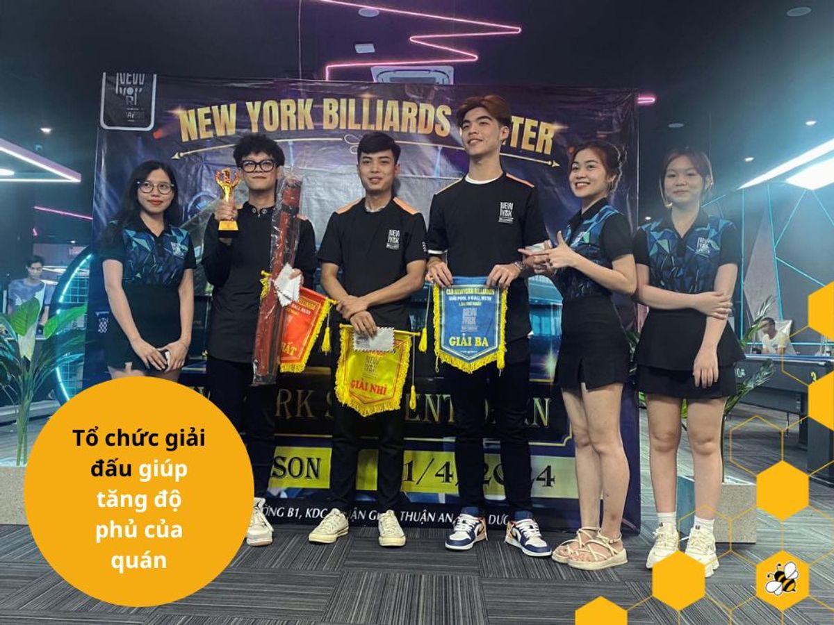 Tổ chức giải đấu cho quán