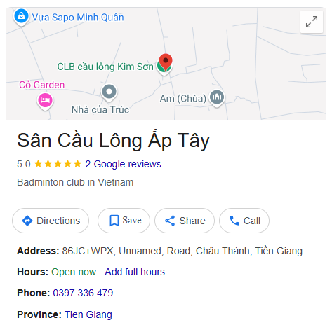 Sân Cầu Lông Ấp Tây