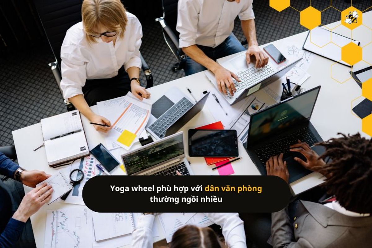 Yoga wheel phù hợp với dân văn phòng thường ngồi nhiều