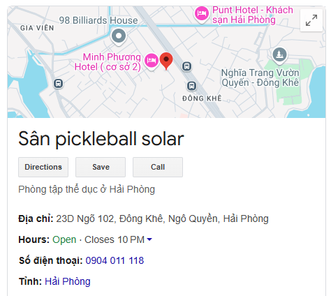 Sân pickleball solar