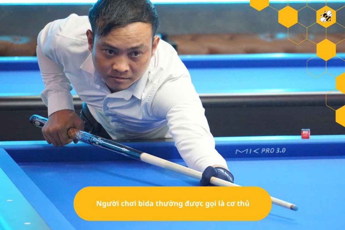 Người chơi bida thường được gọi là cơ thủ