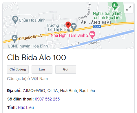 Clb Bida Alo 100