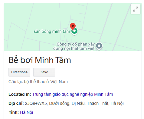 Bể bơi Minh Tâm