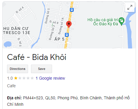 Café - Bida Khôi