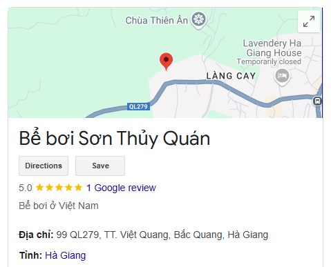 Bể bơi Sơn Thủy Quán