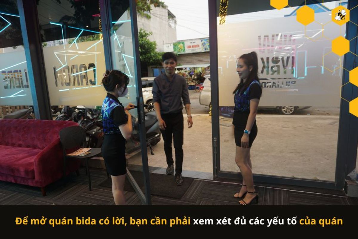 Để mở quán bida có lời