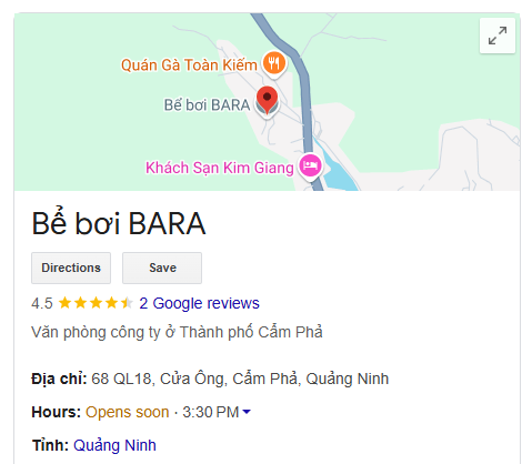 Bể bơi BARA