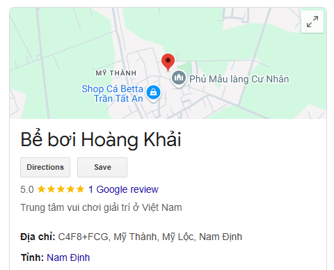 Bể bơi Hoàng Khải