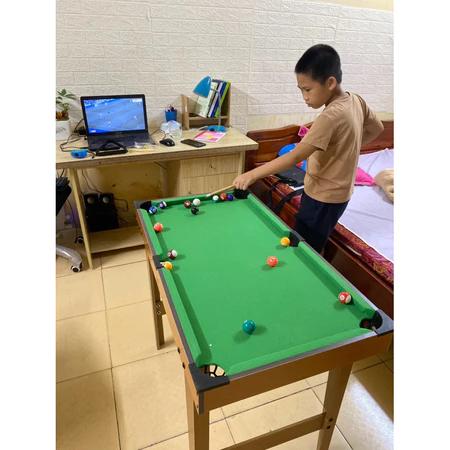 Bàn bi da mini kích thước 92x52x72cm giúp con giải trí siêu hot