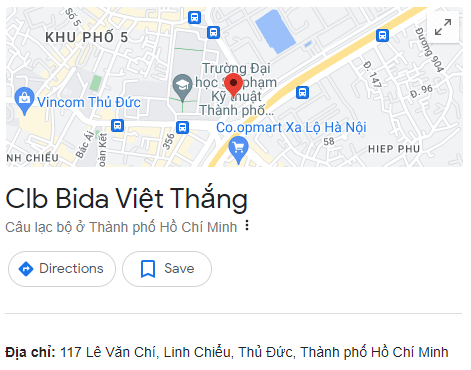 Clb Bida Việt Thắng