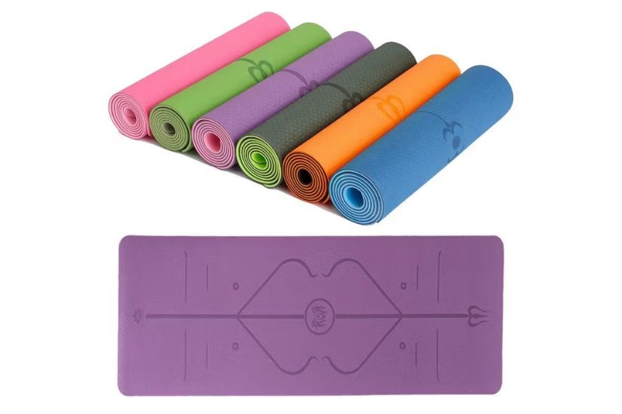 Thảm yoga định tuyến – Trợ thủ đắc lực giúp tập yoga đúng và an toàn hơn mỗi ngày