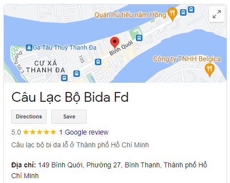 Câu Lạc Bộ Bida Fd