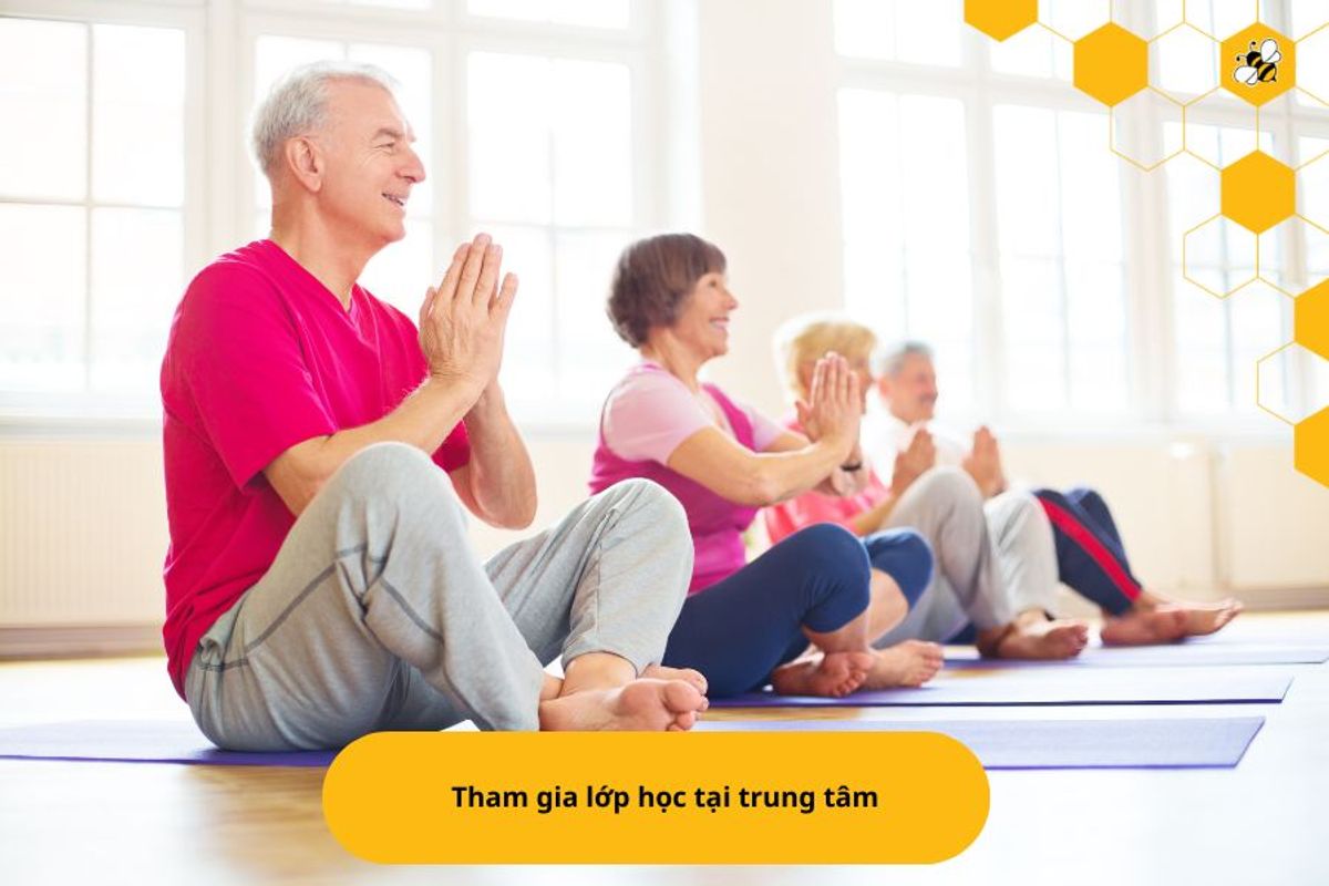 Tham gia lớp học tại trung tâm