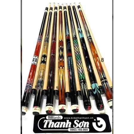 COMBO CƠ BIDA LỖ 13MM – CUEMALL CAO CAP