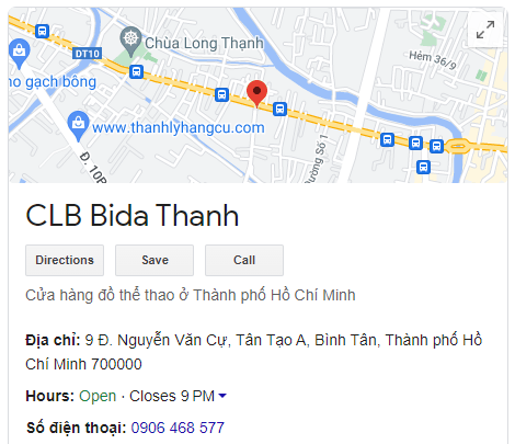 CLB Bida Thanh