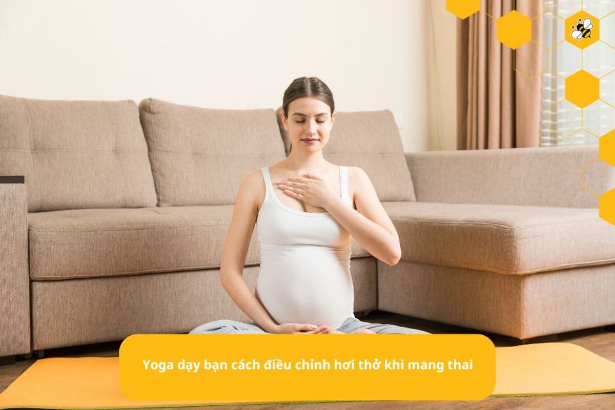 Yoga dạy bạn cách điều chỉnh hơi thở khi mang thai