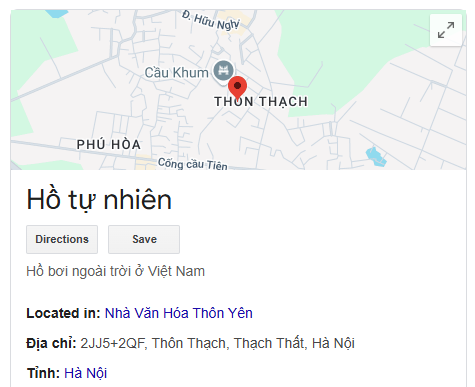 Hồ tự nhiên