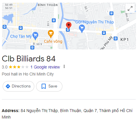 Clb Billiards 84